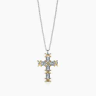 Sixteen Stone by Tiffany:Cross Pendant