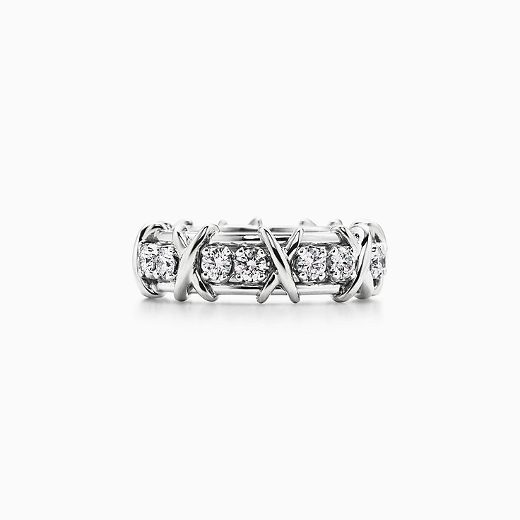Sixteen Stone by Tiffany Ring in Platinum with Diamonds
