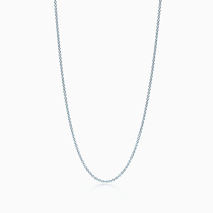 silver tiffany chain necklace