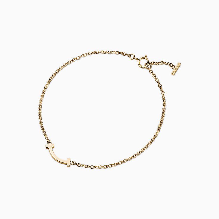 ティファニー T スマイル ブレスレット ミニ 18k ゴールド Tiffany Co