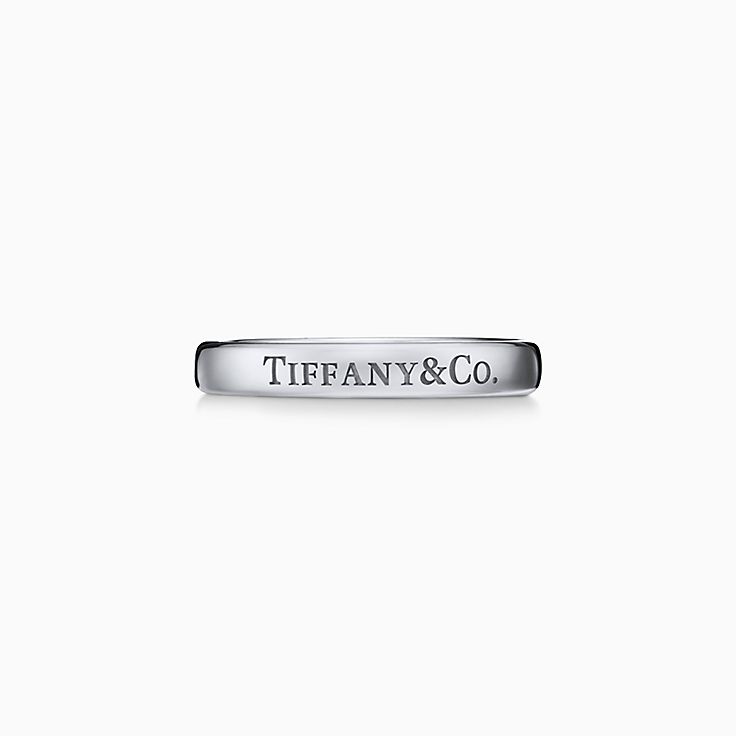 T&CO.® バンド リング プラチナ | Tiffany & Co 