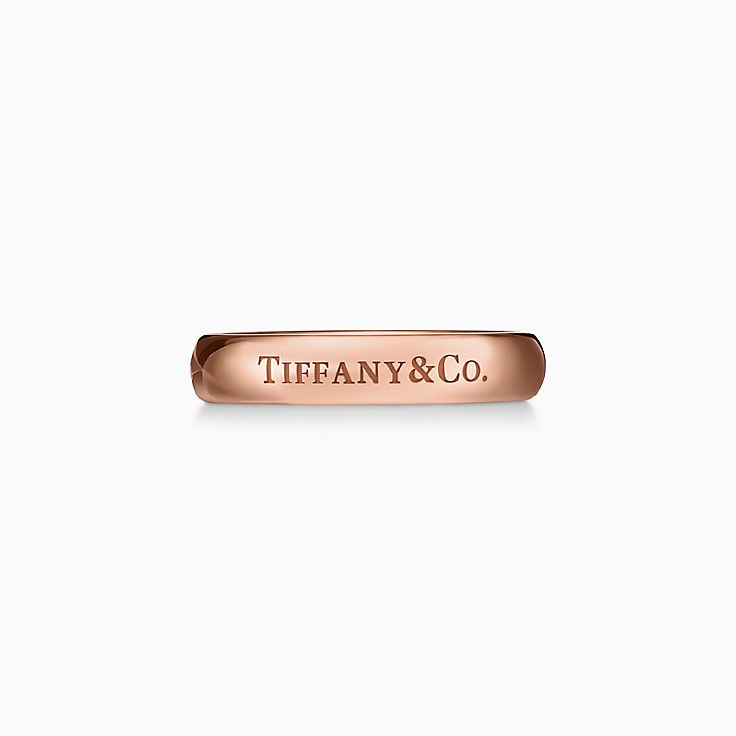 T&CO.® バンド リング ローズゴールド | Tiffany & Co 