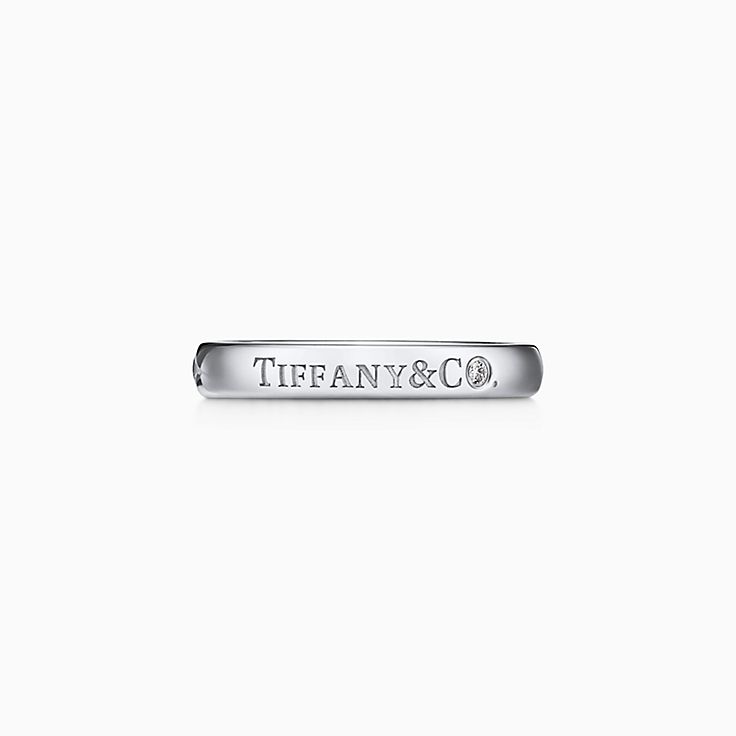 T&CO.® バンド リング ダイヤモンド プラチナ | Tiffany & Co.