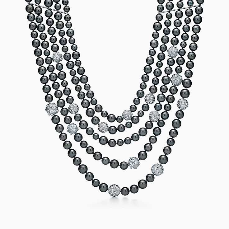 tiffany tahitian pearl necklace