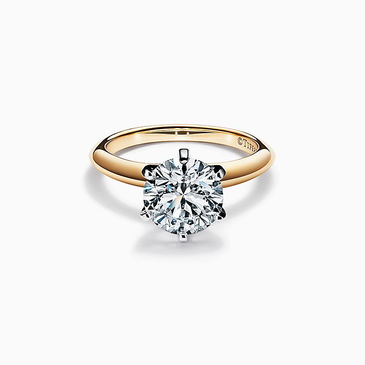 The Tiffany® Setting Engagement Ring in 18k Yellow Gold