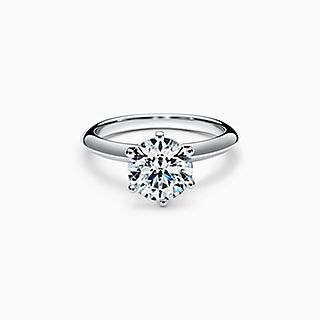 The Tiffany® Setting Engagement Ring in Platinum