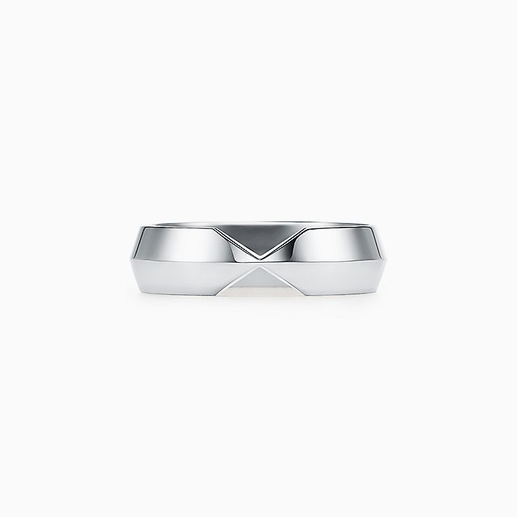 tiffany wide band silver ring