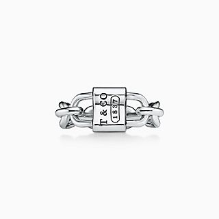 Tiffany 1837™:Anillo pequeño con cierre doble