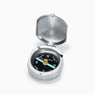 Tiffany 1837™:Makers 純銀指南針