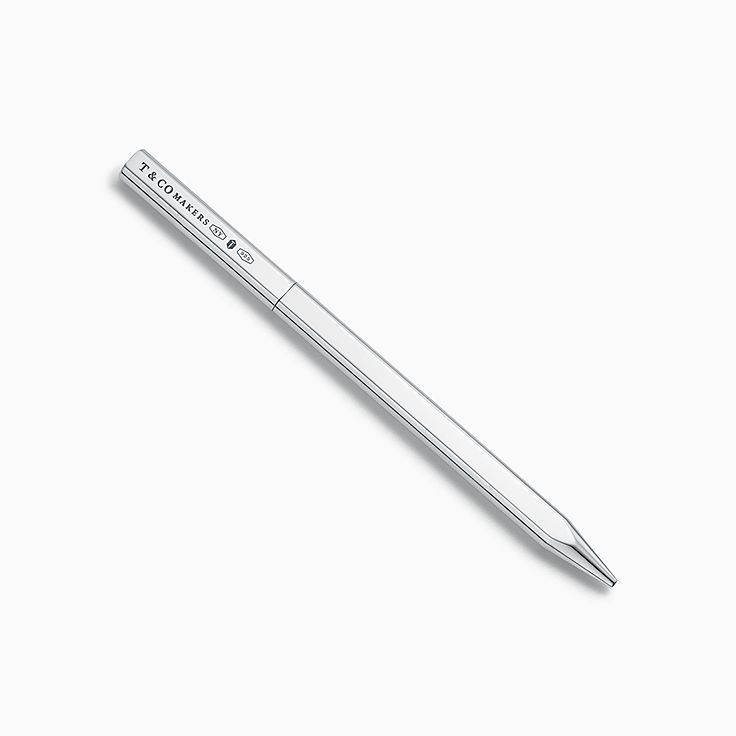 Tiffany 1837 Makers ballpoint pen in sterling silver.| Tiffany & Co.