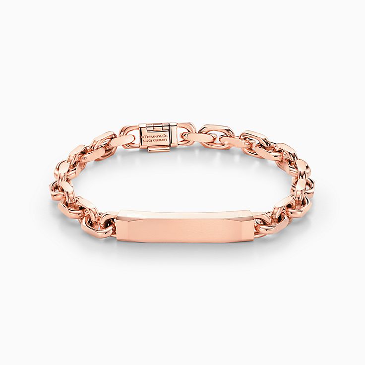 Tiffany 1837™ Makers chain bracelet in 18k rose gold, | Tiffany & Co.