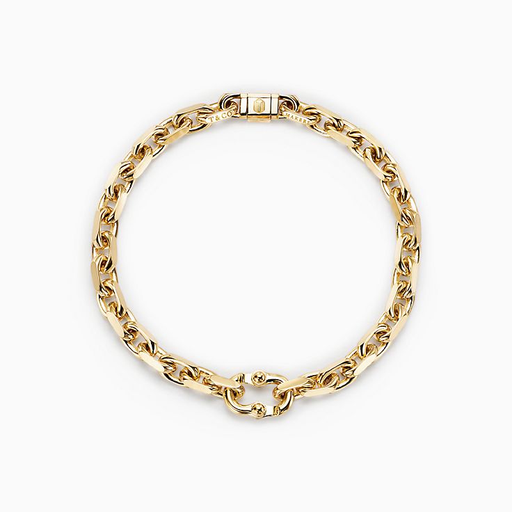 tiffany mens gold bracelet