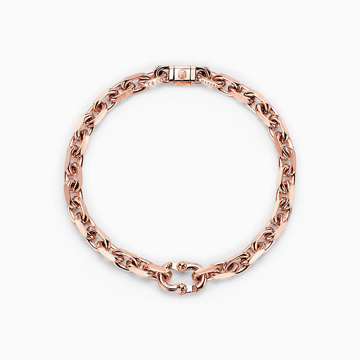 rose gold chain bracelet