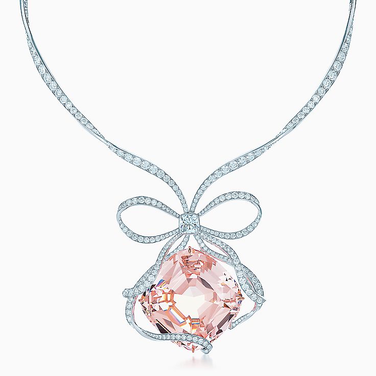 Tiffany Anniversary Morganite necklace 