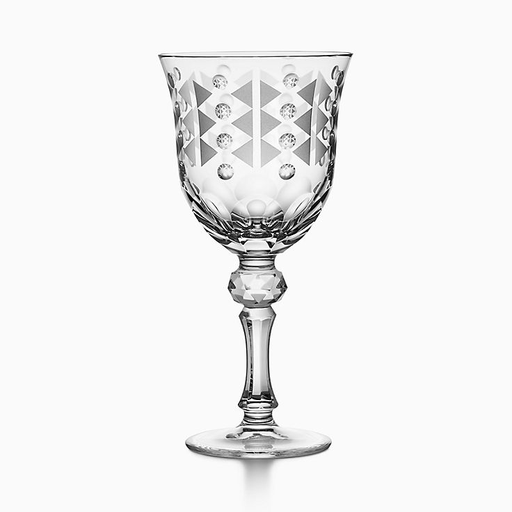 Tiffany and deals co wine glasses