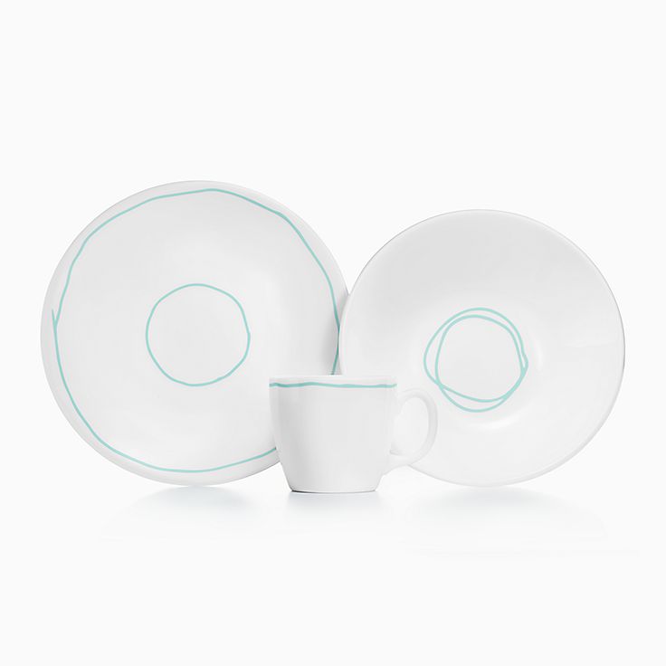 tiffany and co baby plate set