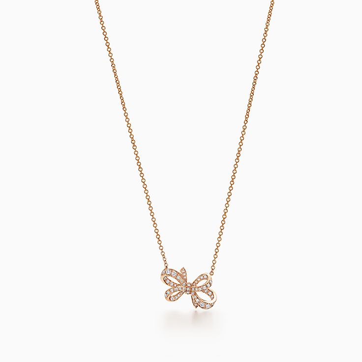 tiffany & co bow necklace