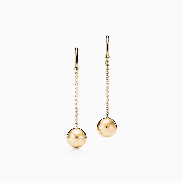 city gold earrings