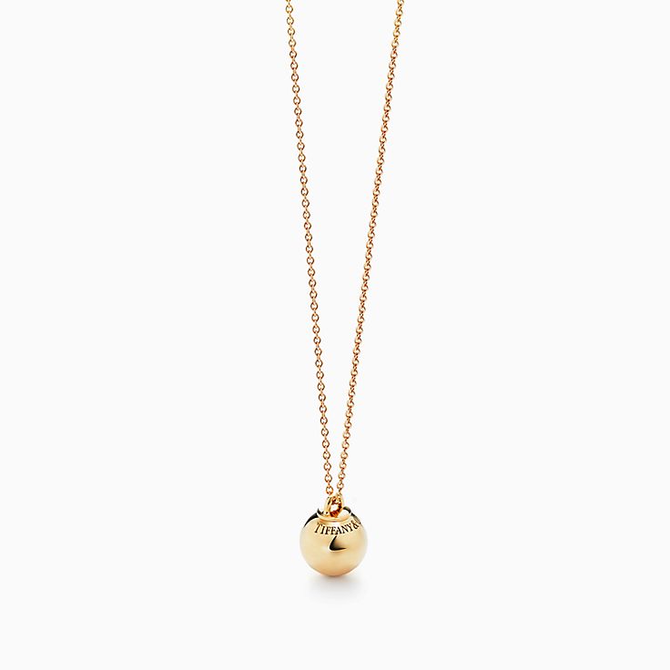 tiffany yellow gold necklace