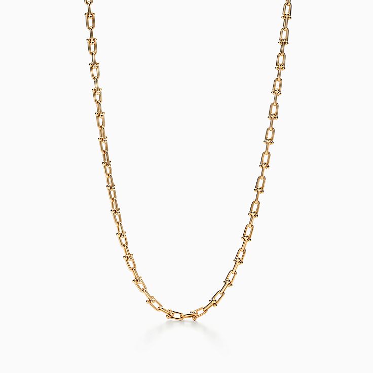 18k gold tiffany necklace