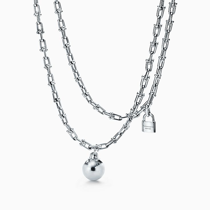 tiffany hardwear necklace silver