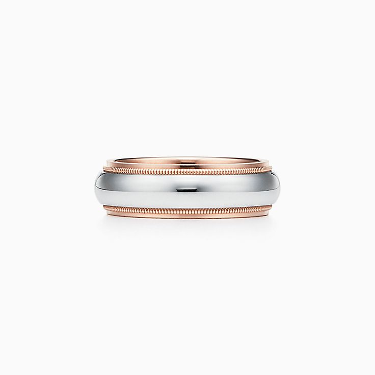 tiffany milgrain platinum wedding band