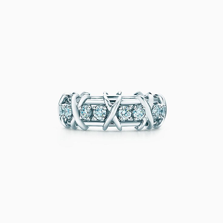 Kolco Tiffany Co Schlumberger Sixteen Stone Platina S Brilliantami Tiffany Co