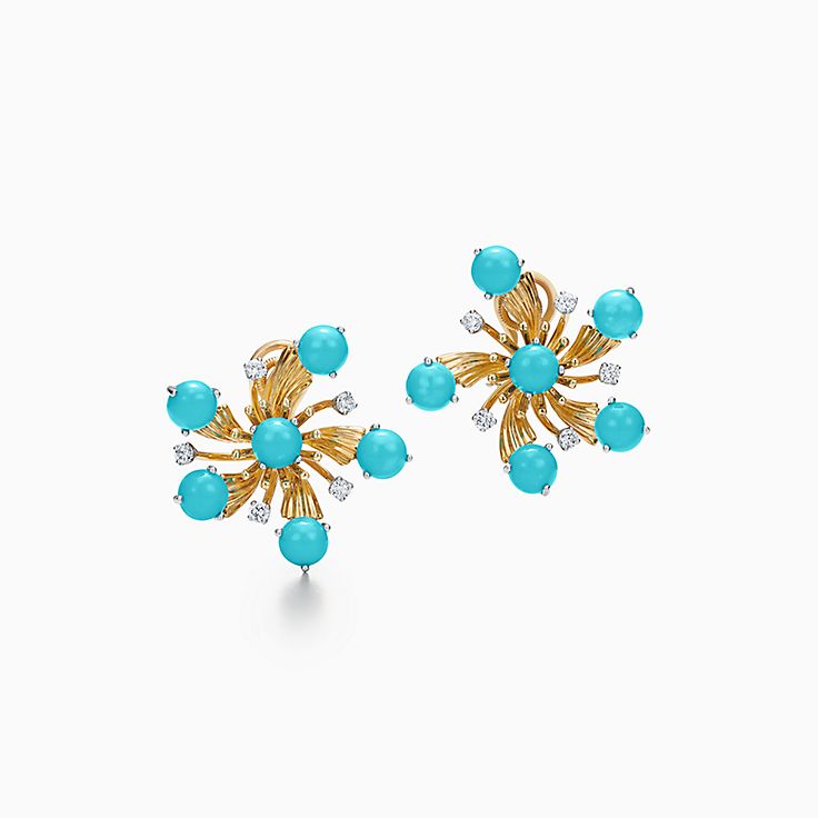 tiffany and co turquoise earrings