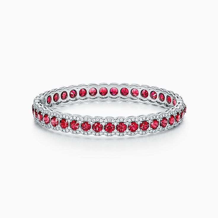 Diamond Bracelets In Platinum Tiffany Co New