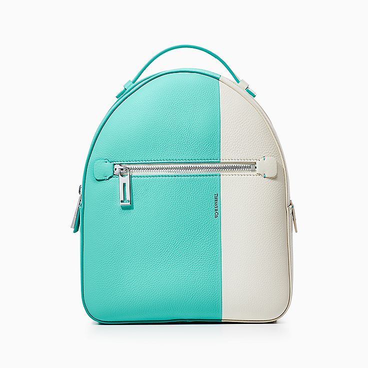 Tiffany Color Block backpack in off 