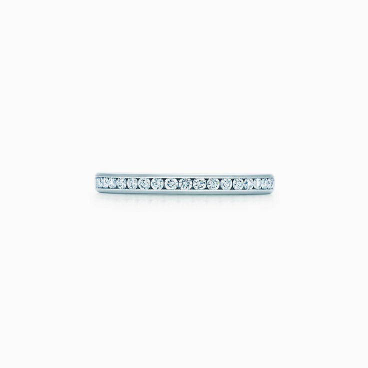 tiffany channel set band ring