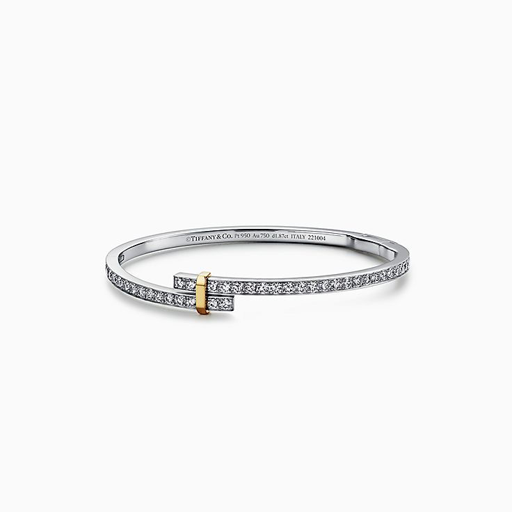 Tiffany & Co. 'Vannerie' Cuff Bracelet in Platinum #517695 – Beladora