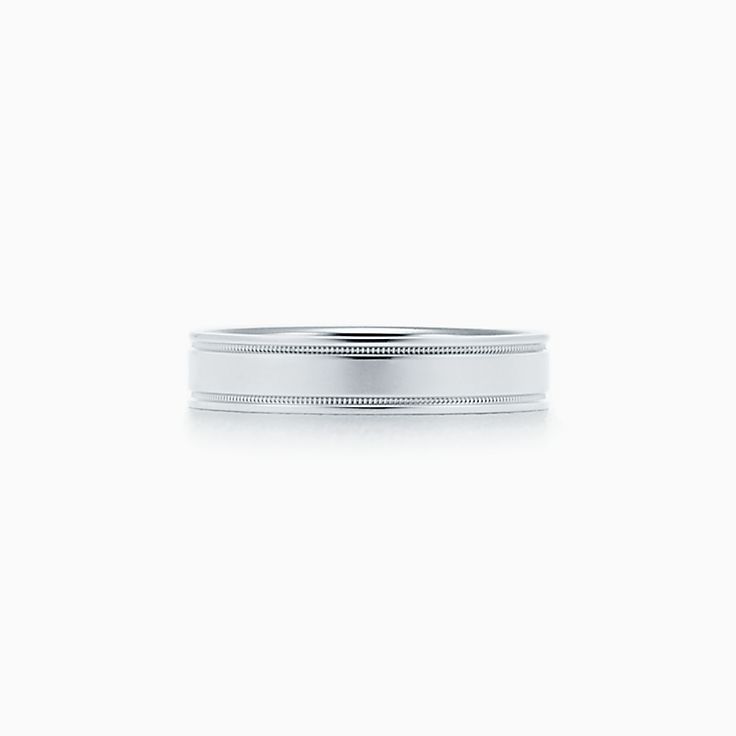 tiffany double milgrain ring