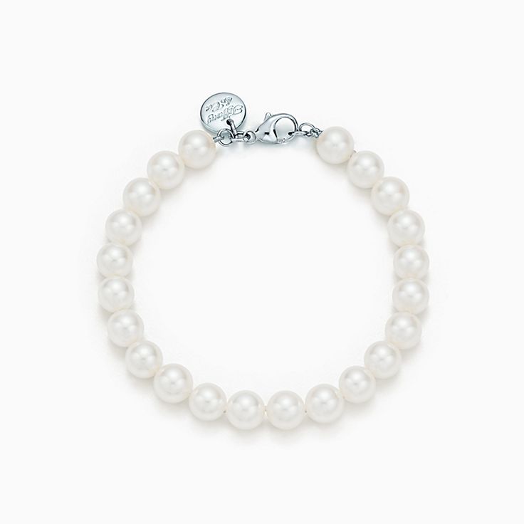 Tiffany Pearl Toggle Bracelet Silver 925 rare | eBay