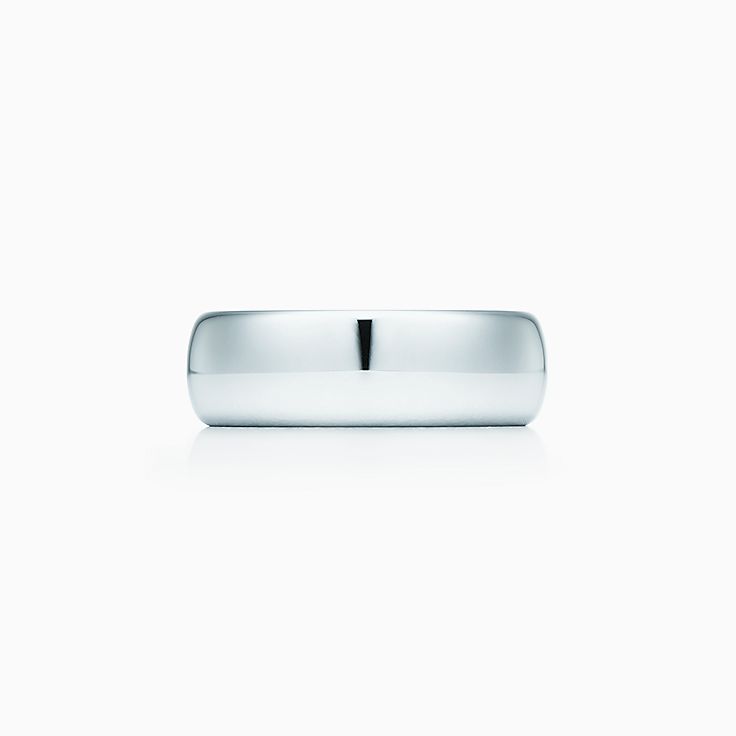 Tiffany Forever Wedding Band Ring in Platinum, 6 mm Wide