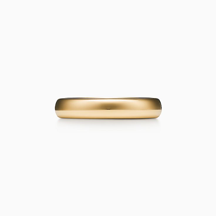Brushed Yellow Gold Band Ring – Unforgettable Jewelry