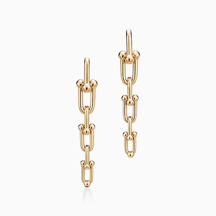 tiffany gold earrings