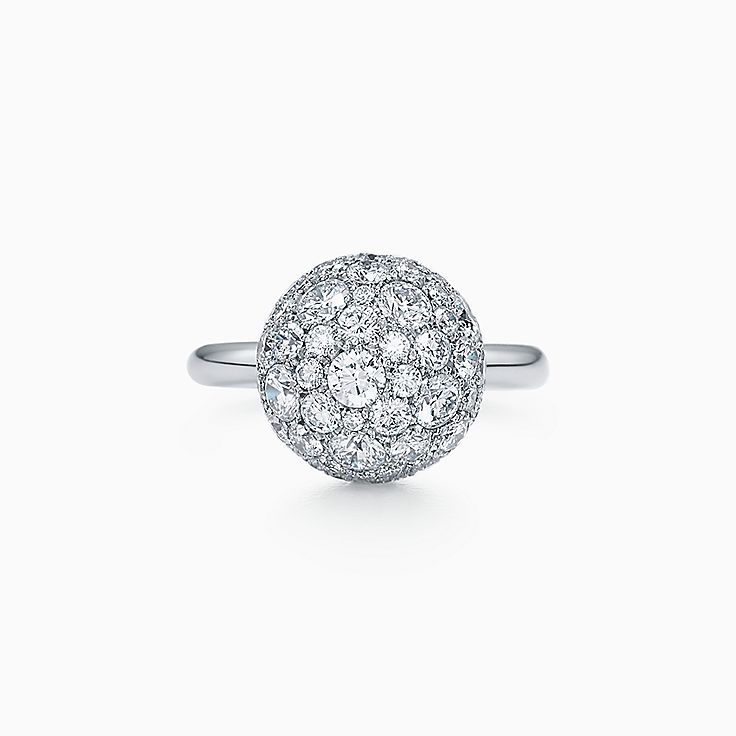 tiffany hardwear ball ring silver