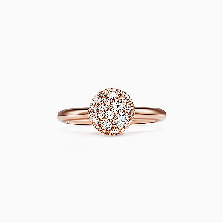 tiffany hardwear ball ring gold