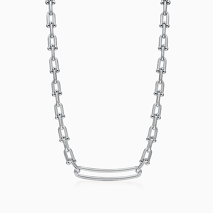 Tiffany Small Cross Necklace Platinum Diamond Men,Women Fashion Pendant  Necklace [Silver] | Chairish