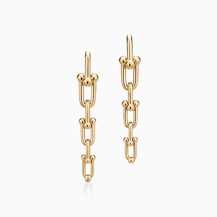 Tiffany hardwear shop link earrings