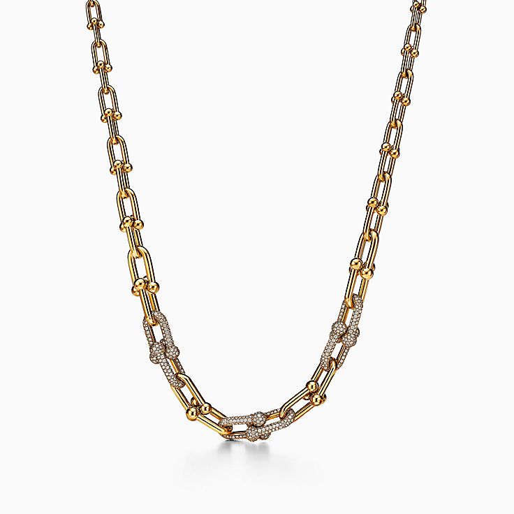 Tiffany & Co Gold Teardrop Pendant Necklace – Oak Gem
