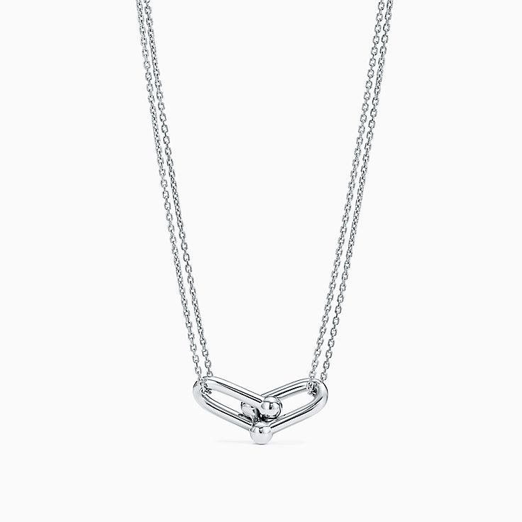 Tiffany HardWear Large Double Link Pendant in Sterling Silver