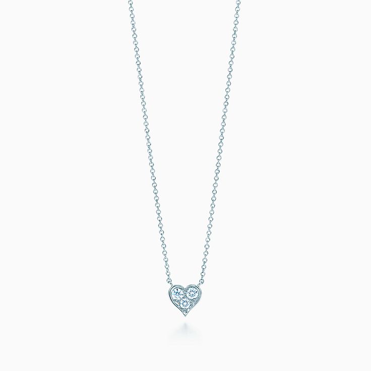 Tiffany Hearts™ pendant with diamonds 