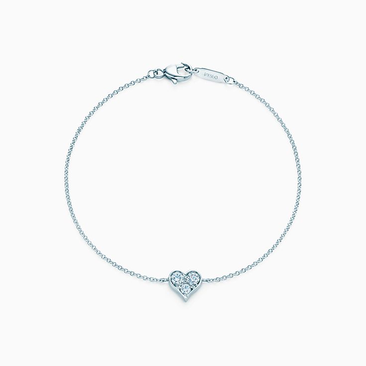 Tiffany Hearts® bracelet in platinum 