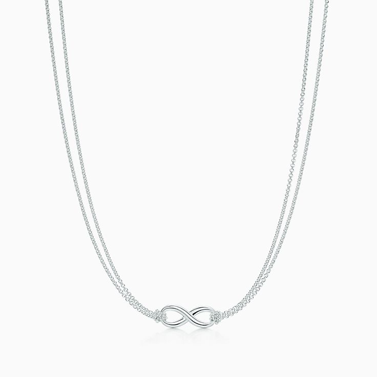 tiffany infinity necklace sterling silver