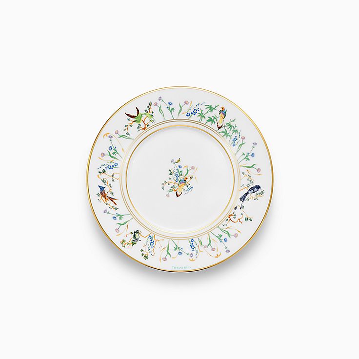 Tiffany T True Bread and Butter Plate with a Hand-painted