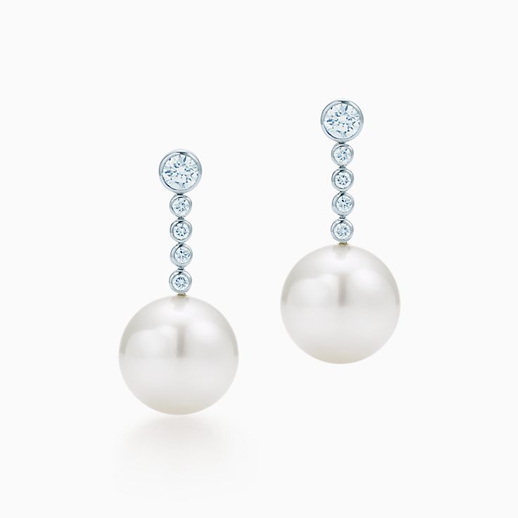 tiffany co pearl earrings