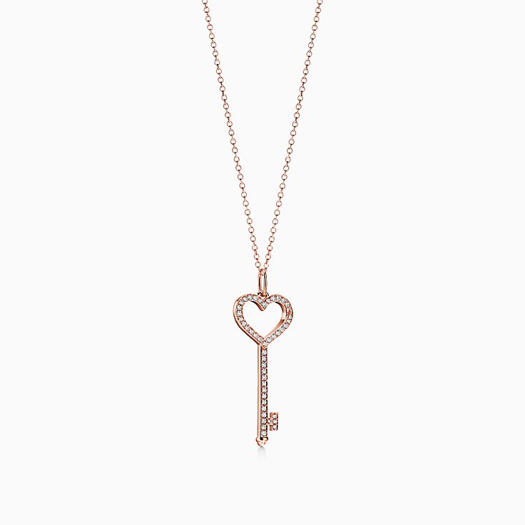 tiffany necklace key pendant