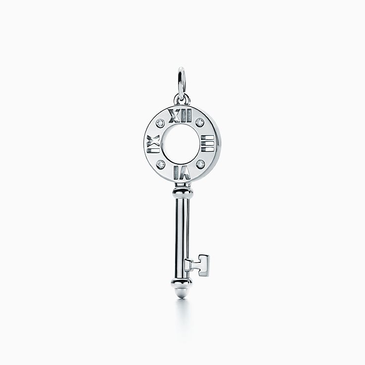 Tiffany Keys Atlas® pierced key in 18k 